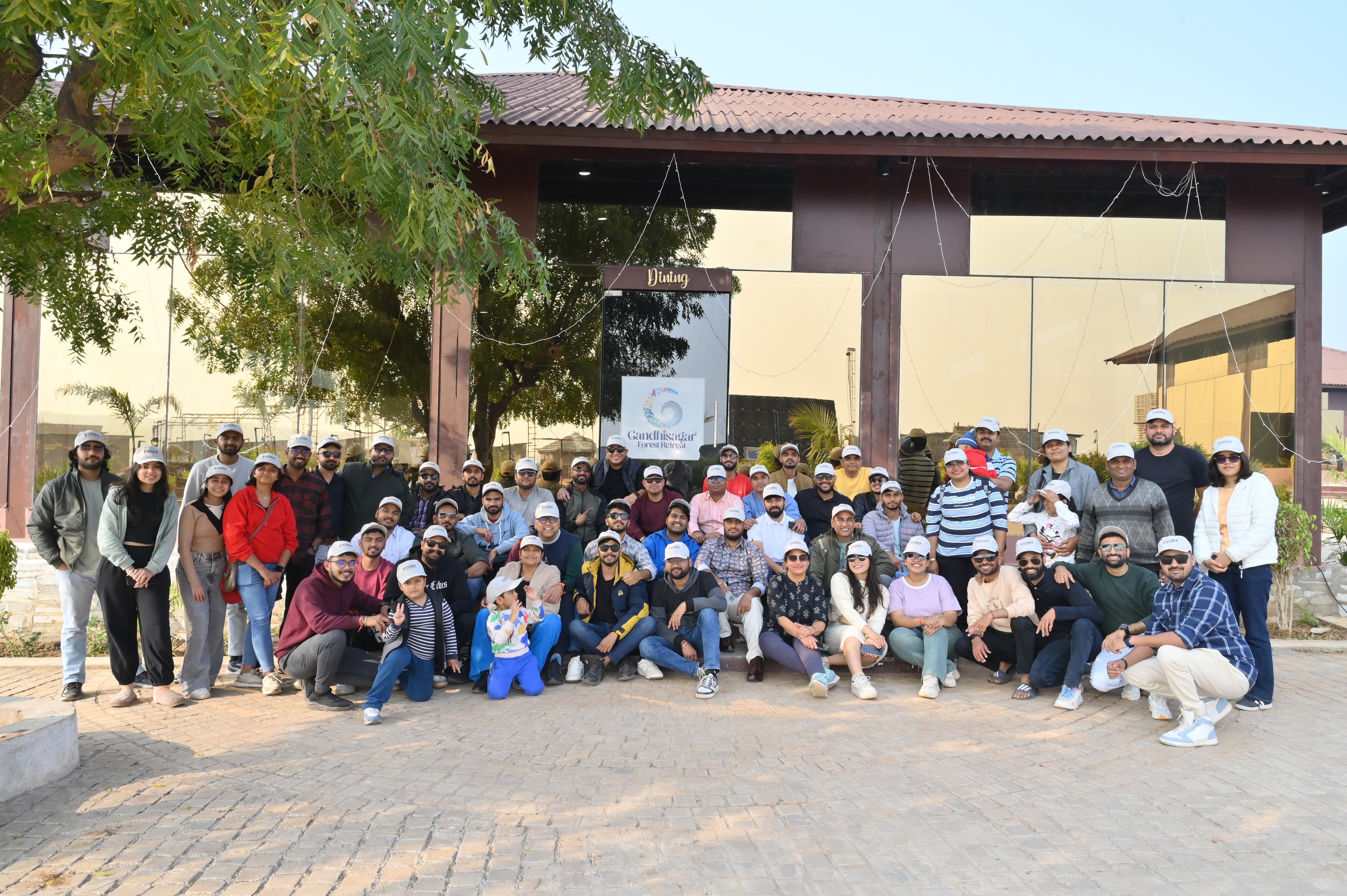Nexithon team at an outdoor event